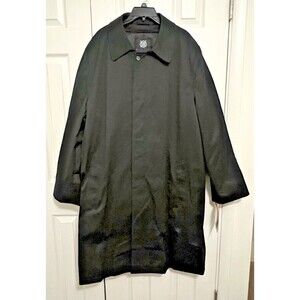 New William Wallace Men's Black Thinsulate Trench Coat - Size 50 Long